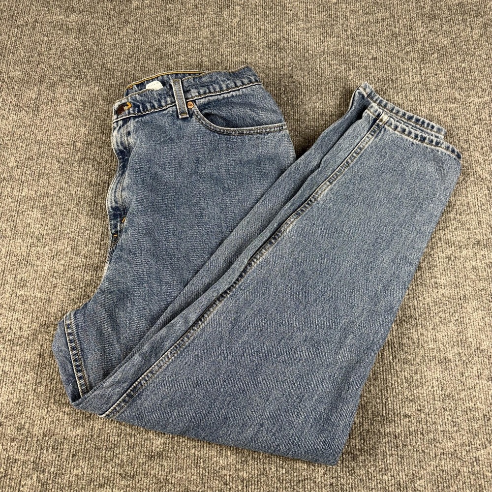 Vintage Levi's 550 Jeans Womens 20W Blue High Rise Relaxed Tapered Made USA 90s